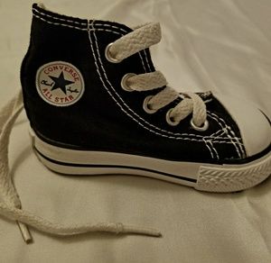 EUC Black Converse All Star High Top Shoes